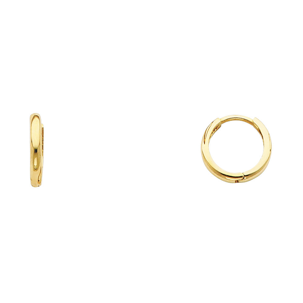 Huggies Earrings  - 14K Gold - ER218