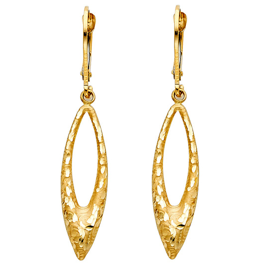 Hanging Earrings - 14K Gold - ER22