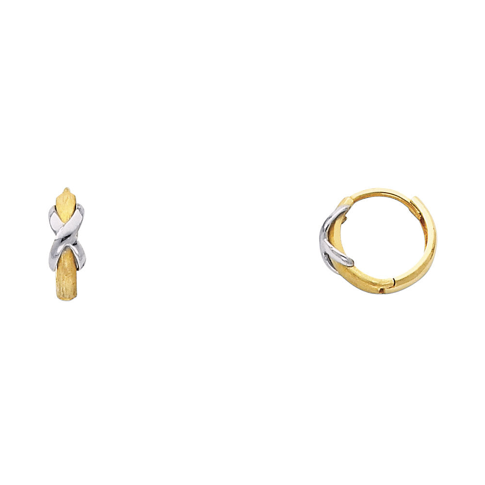 Huggies Earrings  - 14K Gold - ER222