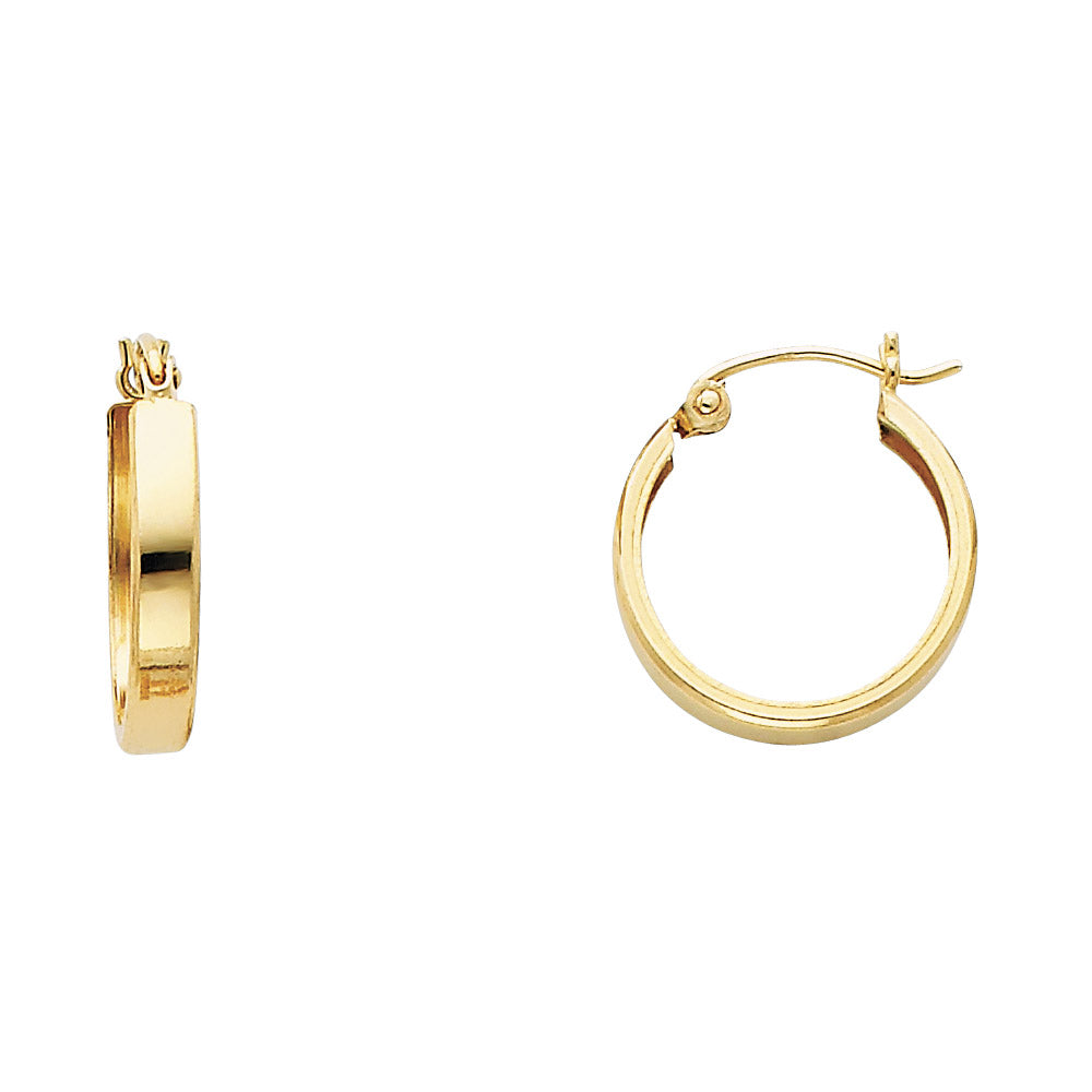 Huggies Earrings  - 14K Gold - ER229