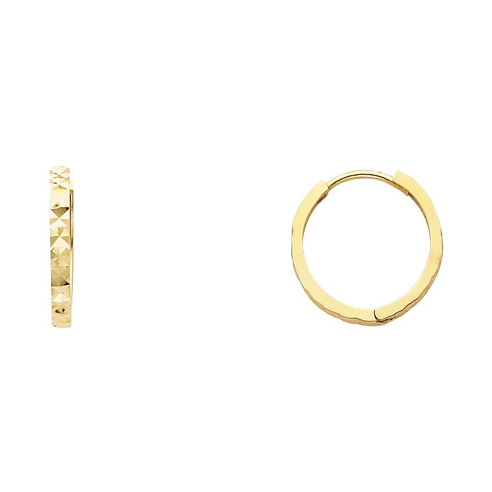 Huggies Earrings  - 14K Gold - ER231