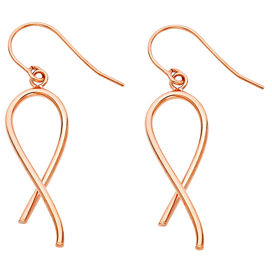 Hanging Earrings - 14K Gold - ER500