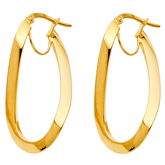 Hanging Earrings - 14K Gold - ER505