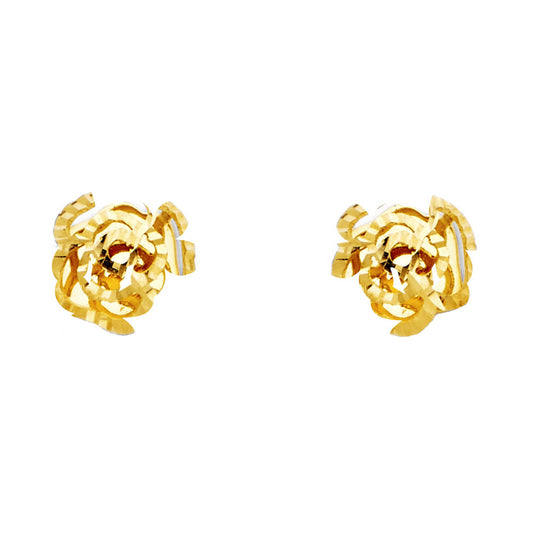 Assorted Earrings with Push Back - 14K Gold - ER538