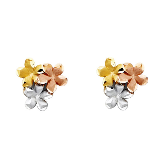 Assorted Earrings with Push Back - 14K Gold - ER615