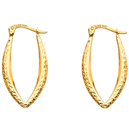 Hanging Earrings - 14K Gold - ER703