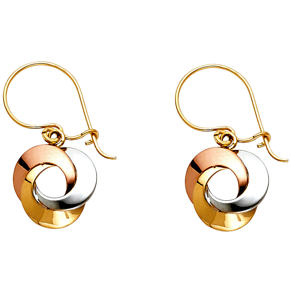 Hanging Earrings - 14K Gold - ER714