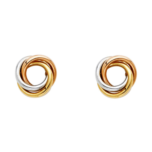 Assorted Earrings with Push Back - 14K Gold - ER717