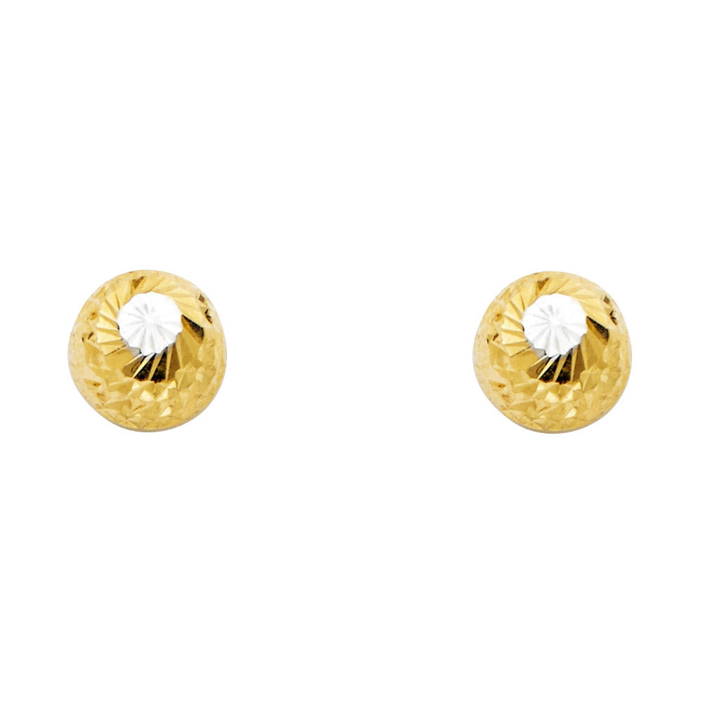 Assorted Earrings with Push Back - 14K Gold - ER726