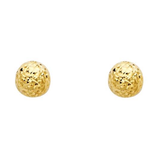 Assorted Earrings with Push Back - 14K Gold - ER728