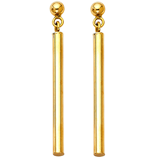 Hanging Earrings - 14K Gold - ER767
