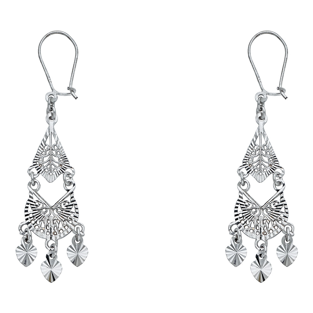 Chandelier Earrings - 14K Gold - ER895