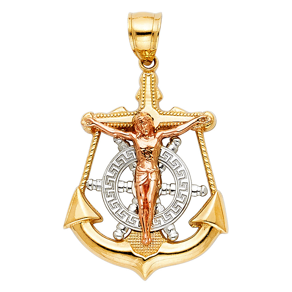Crucifix Pendants - 14K GOLD - PT113