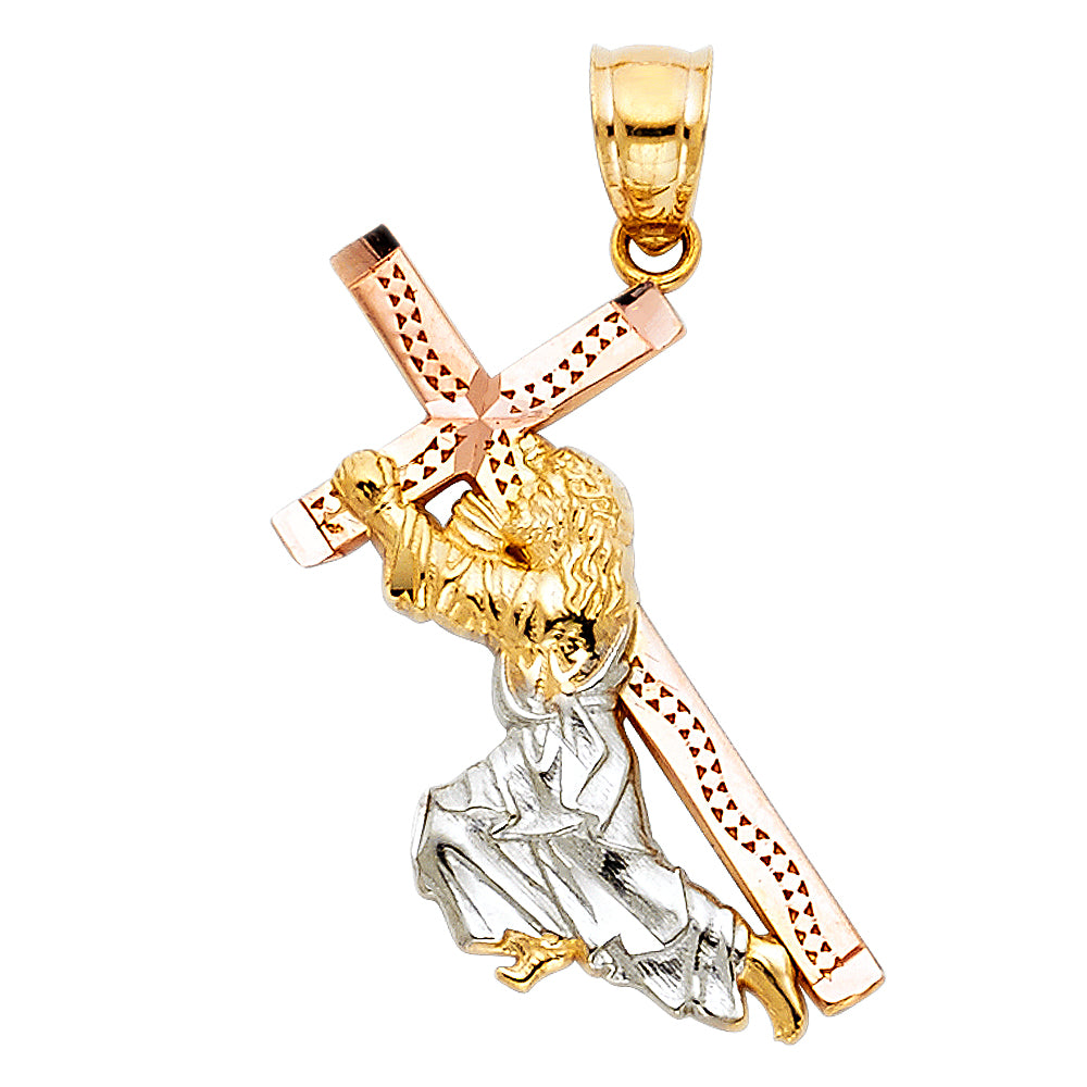 Crucifix Pendants - 14K GOLD - PT1204