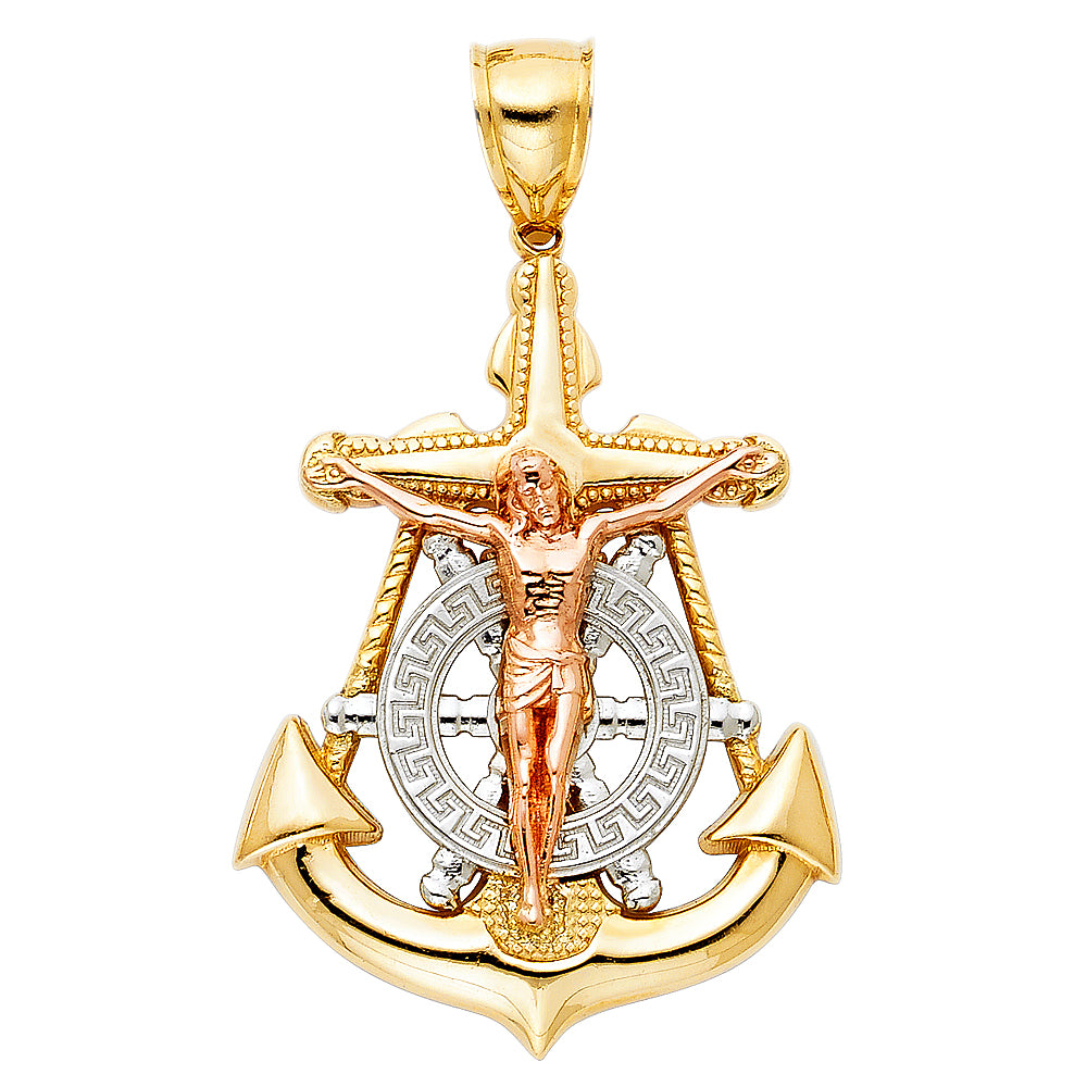 Crucifix Pendants - 14K GOLD - PT1207