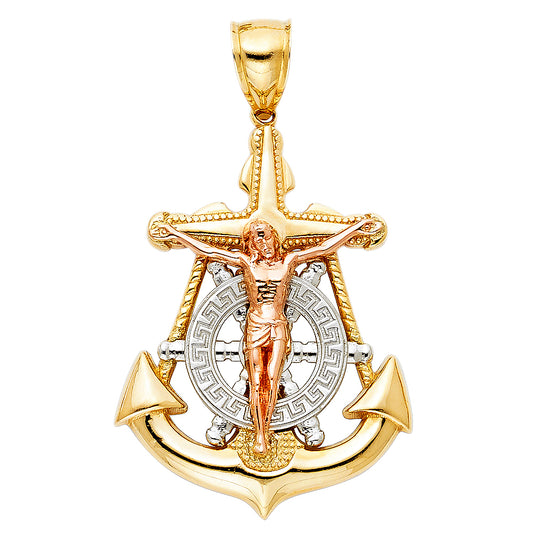 Crucifix Pendants - 14K GOLD - PT1207