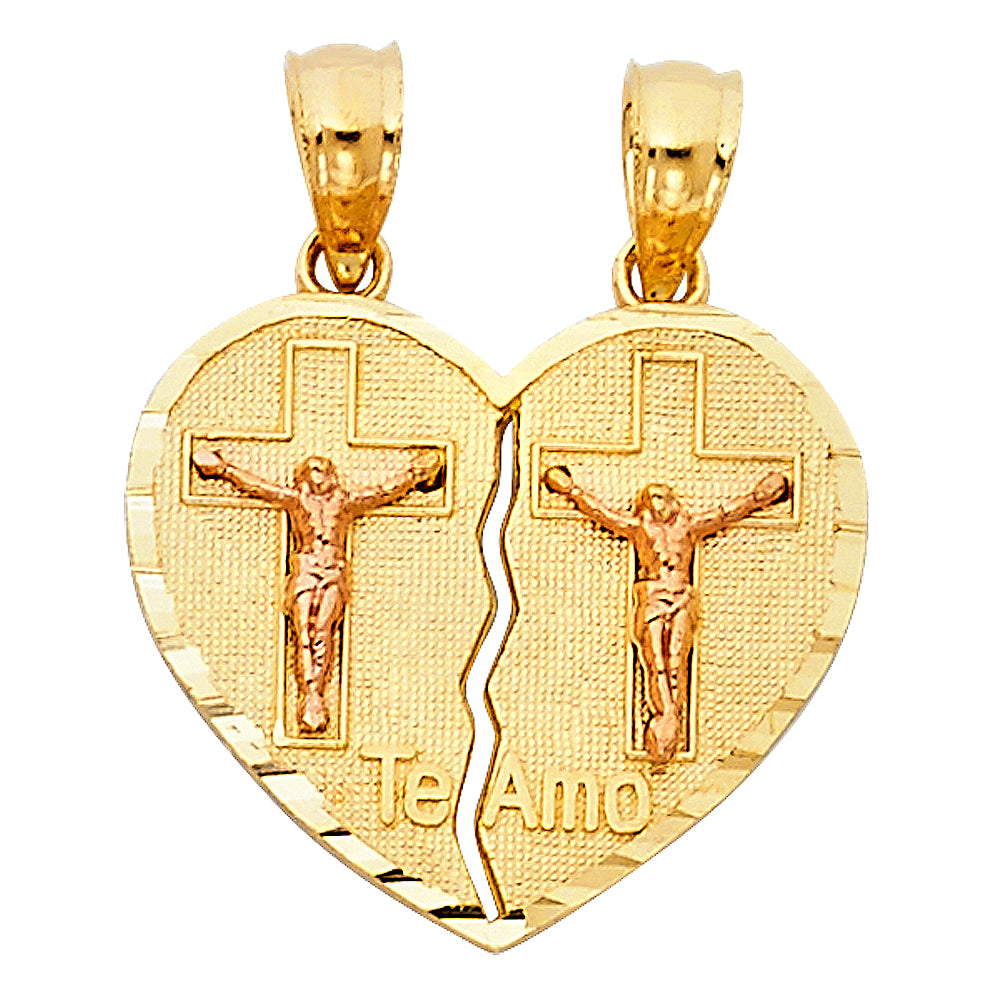 Assorted Heart Pendants - 14K GOLD - PT1804
