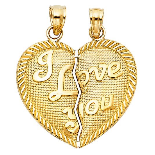 Assorted Heart Pendants - 14K GOLD - PT1815