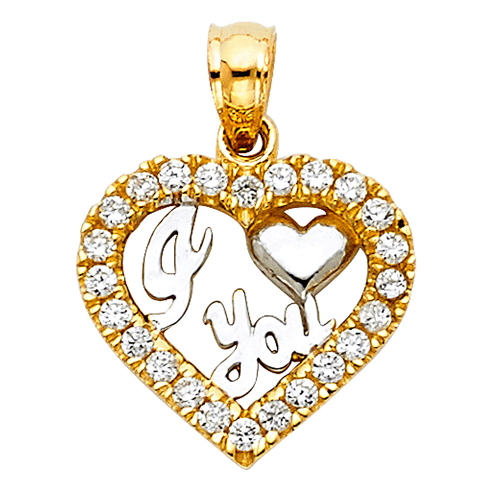 Assorted Heart Pendants - 14K GOLD - PT1817