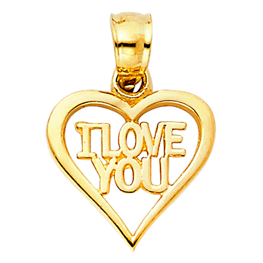 Assorted Heart Pendants - 14K GOLD - PT1824