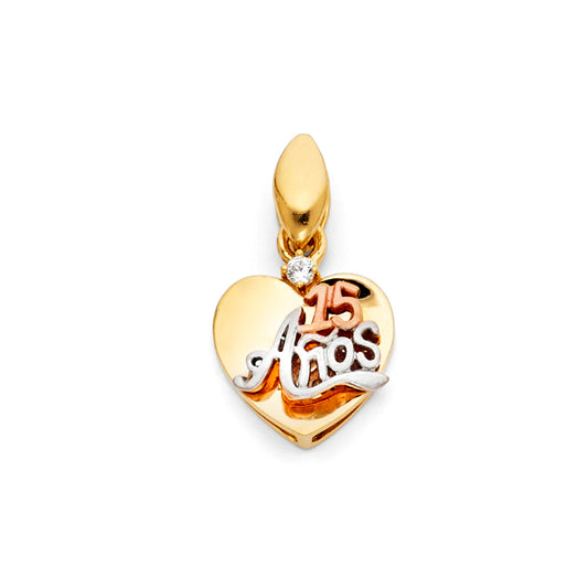 15 Años Pendants - 14K GOLD - PT1871