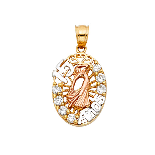 15 Años Pendants - 14K GOLD - PT1880