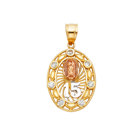 15 Años Pendants - 14K GOLD - PT1881