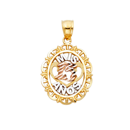 15 Años Pendants - 14K GOLD - PT1882