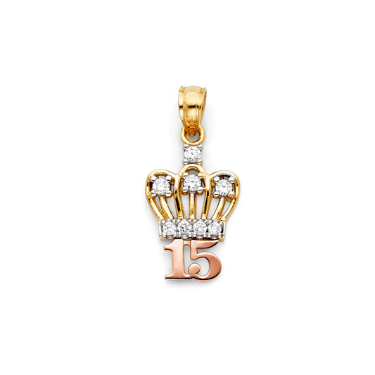 15 Años Pendants - 14K GOLD - PT1885