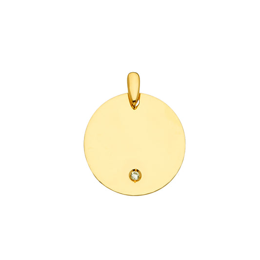 Monogram & Enravable  Pendants  - 14K GOLD - PT2415