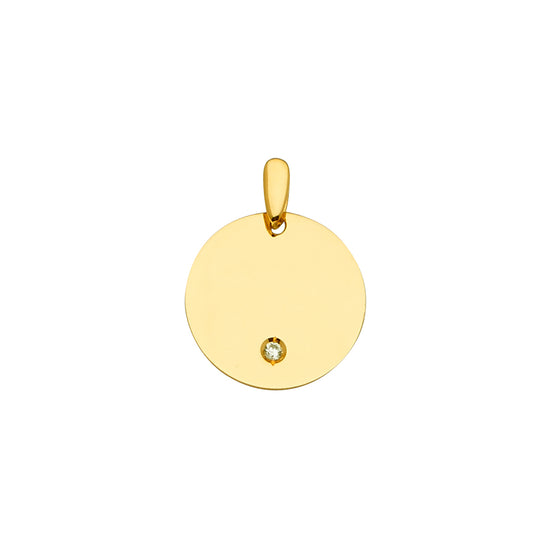 Monogram & Enravable  Pendants  - 14K GOLD - PT2416