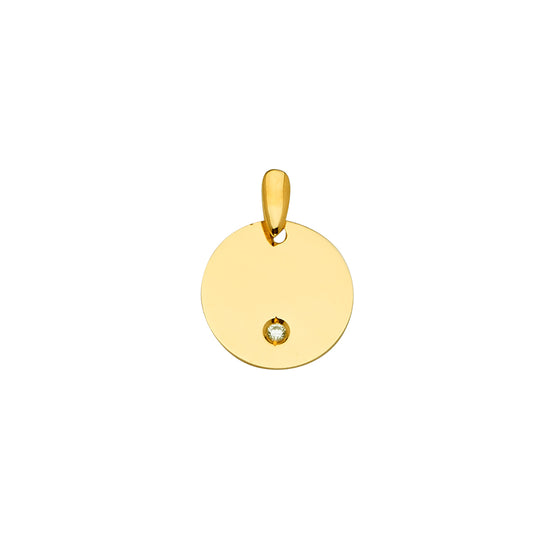 Monogram & Enravable  Pendants  - 14K GOLD - PT2417