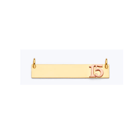Monogram & Enravable  Pendants  - 14K GOLD - PT2439