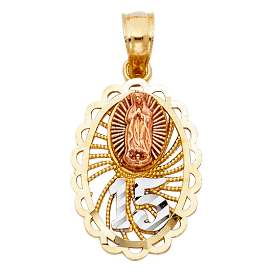 15 Años Pendants - 14K GOLD - PT373