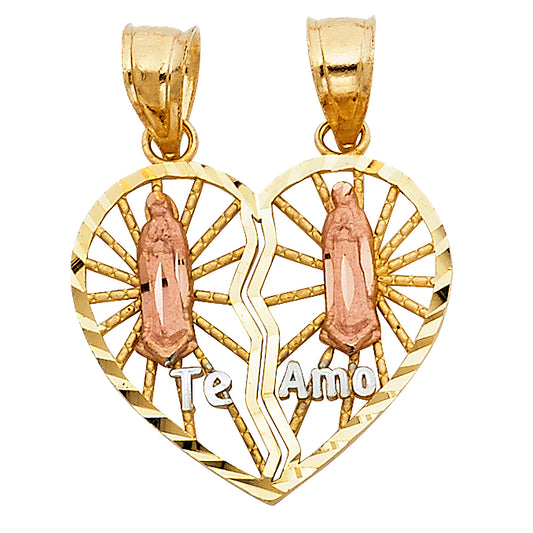 Assorted Heart Pendants - 14K GOLD - PT403