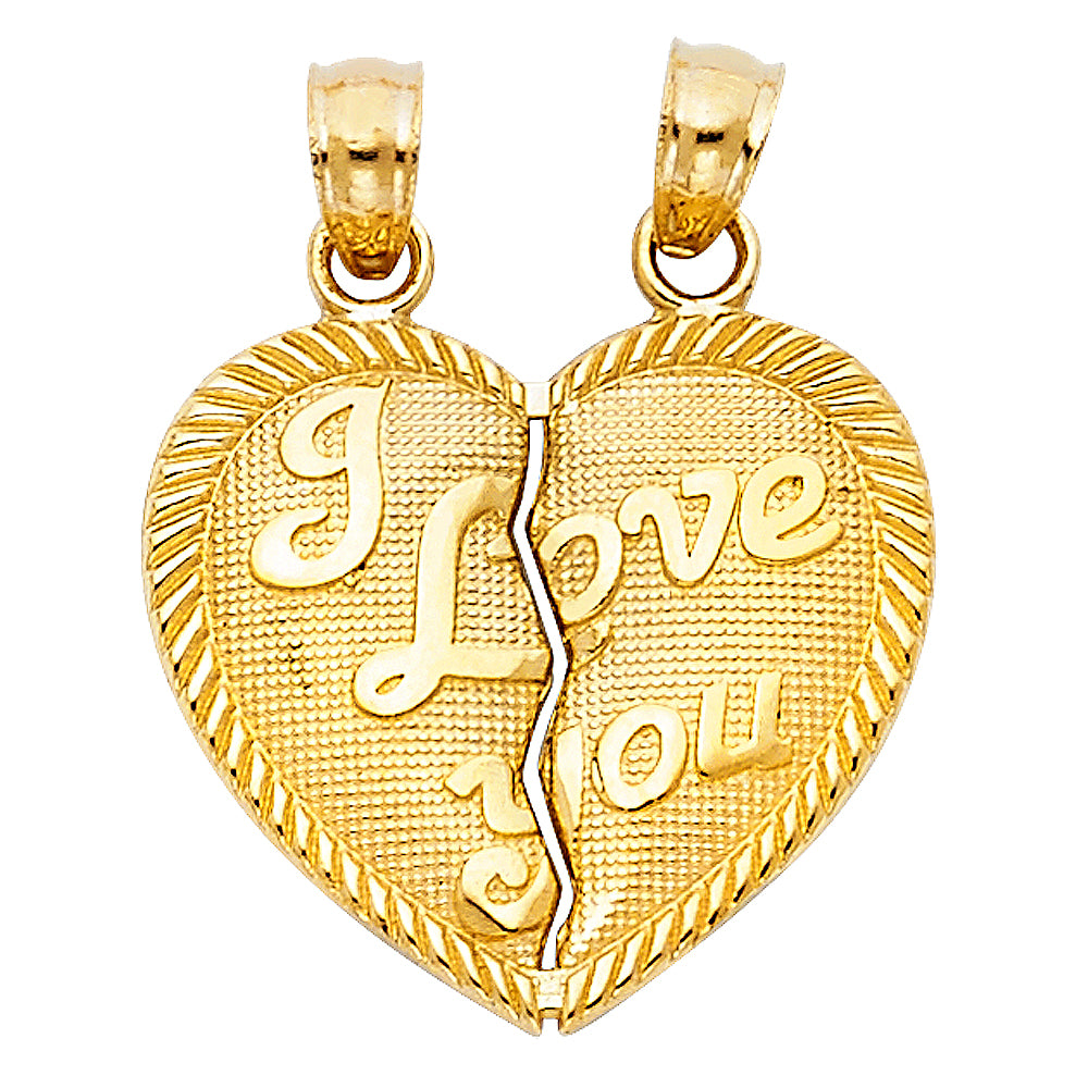 Assorted Heart Pendants - 14K GOLD - PT407