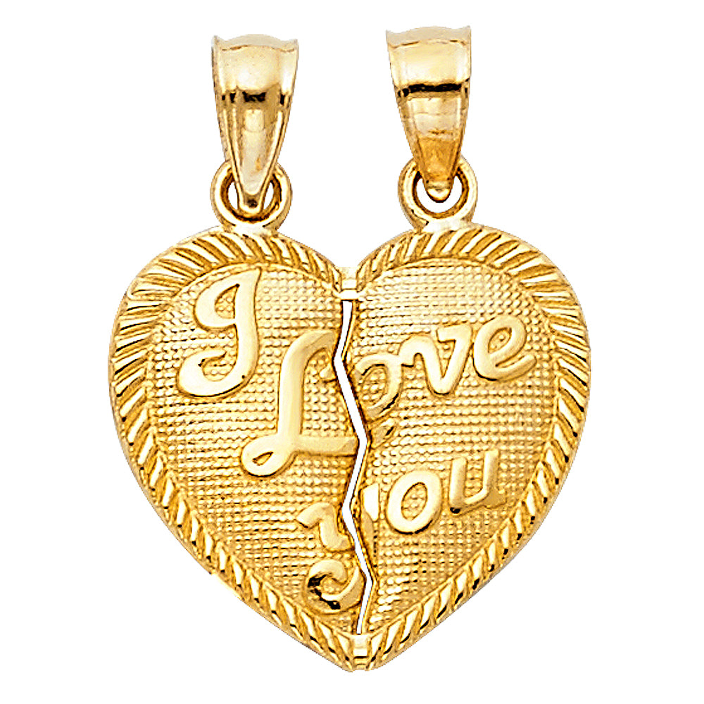 Assorted Heart Pendants - 14K GOLD - PT408