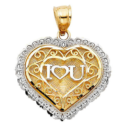 Assorted Heart Pendants - 14K GOLD - PT422