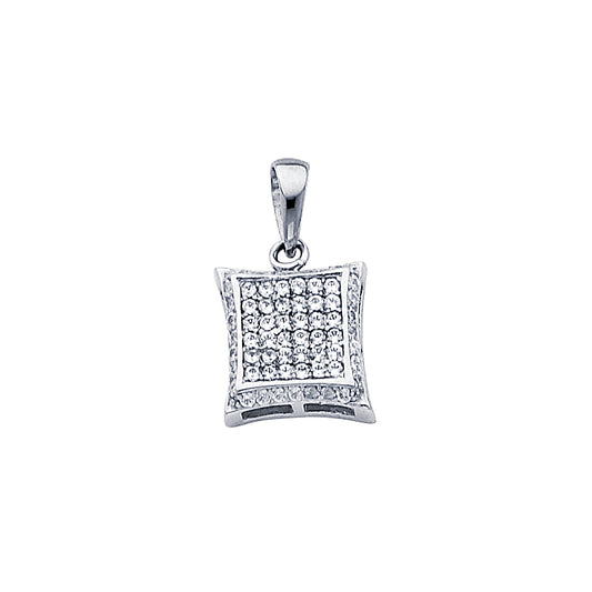 CZ Pendant & Earrings Sets - 14K GOLD - PT686W, ER314W