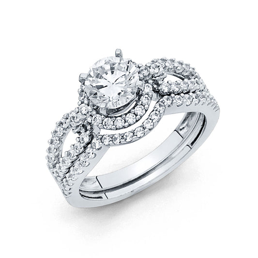 CZ Engagement Rings - 14K Gold - RG1127