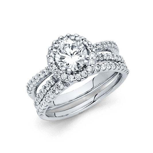 CZ Engagement Rings - 14K Gold - RG1130
