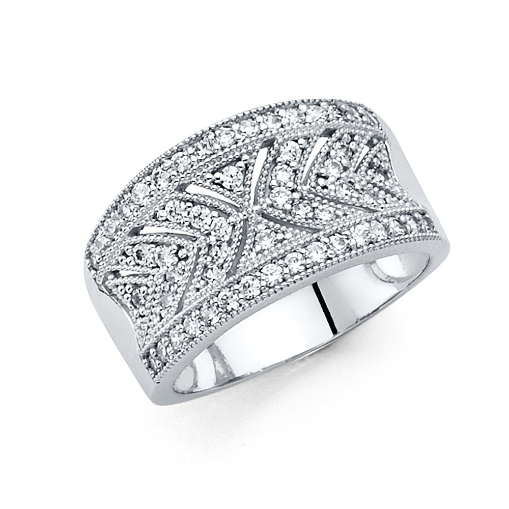 Fancy Rings & CZ Wedding Bands - 14K Gold - RG1373