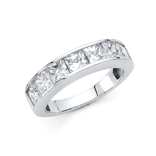 CZ Wedding Bands - 14K Gold - RG1385