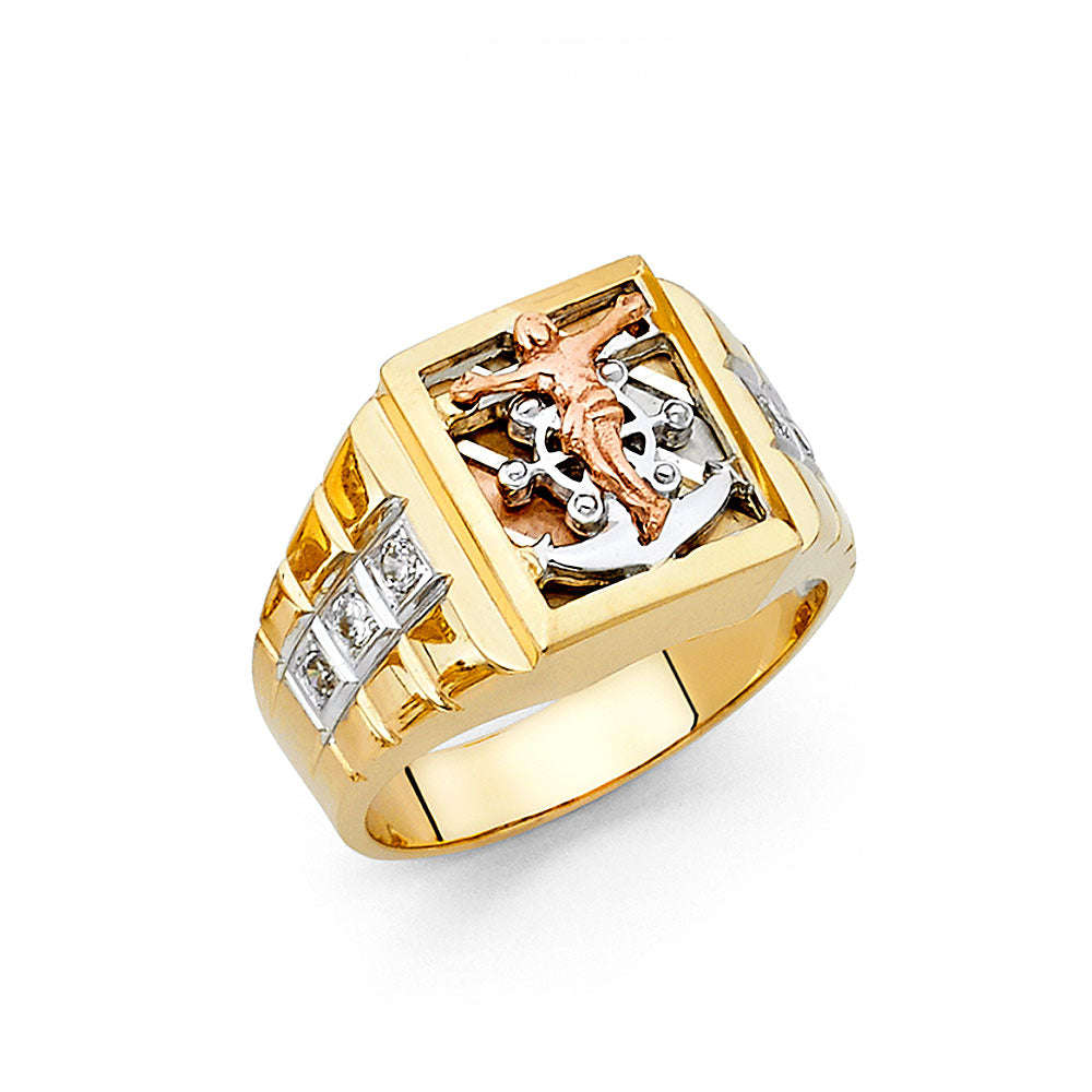 Men’s CZ Rings - 14K Gold - RG1405