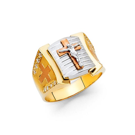 Men’s CZ Rings - 14K Gold - RG1408