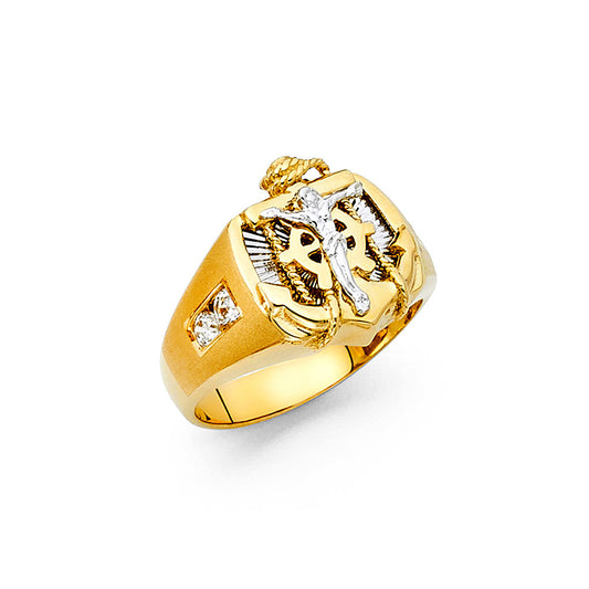 Men’s CZ Rings - 14K Gold - RG1411