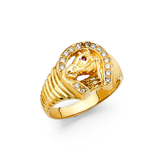 Men’s CZ Rings - 14K Gold - RG1416