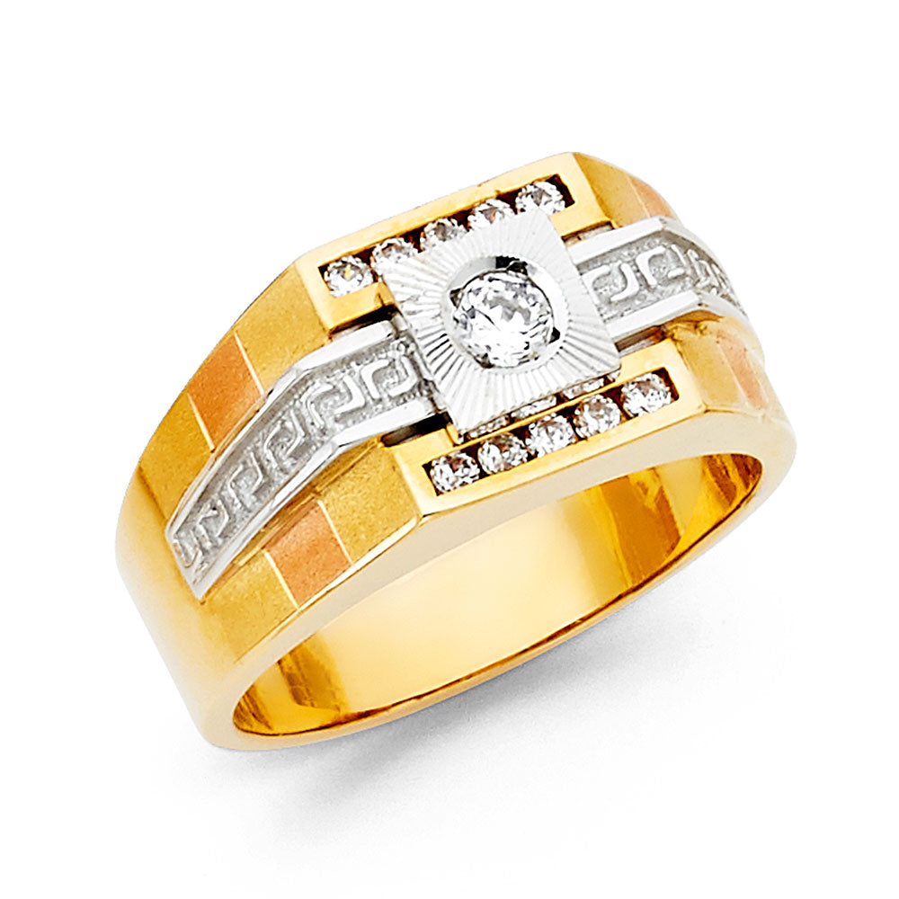 Men’s CZ Rings - 14K Gold - RG1434