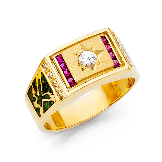 Men’s CZ Rings - 14K Gold - RG1435
