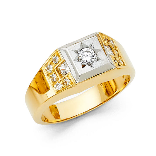 Men’s CZ Rings - 14K Gold - RG1440